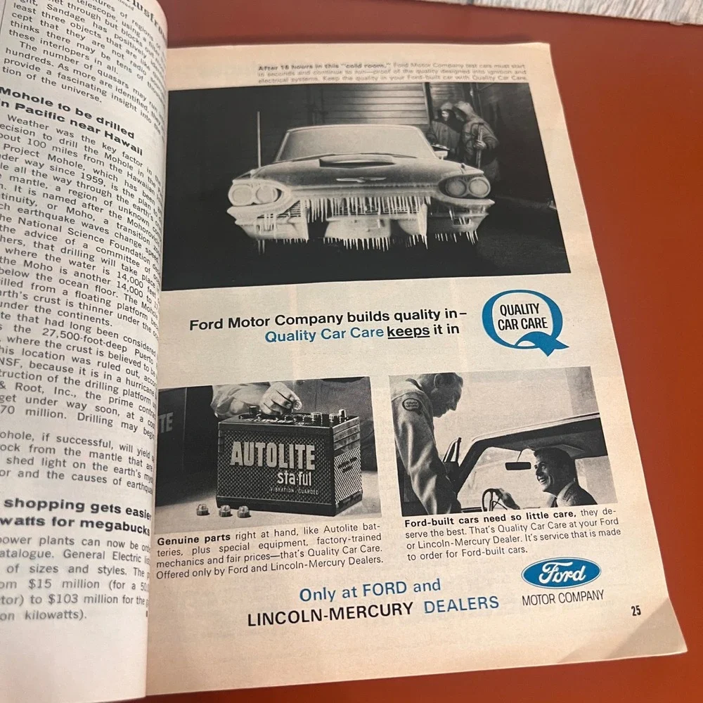 Popular Science April 1965 Magazine‎ Kennedy's Killer 66 Oldsmobile Front Drive